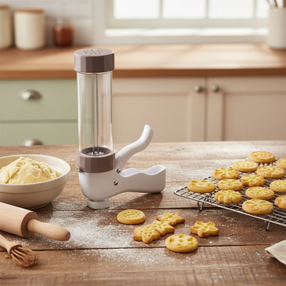 Cookie Press Kit for Easy Homemade Biscuits & Treats - Fixed Buy