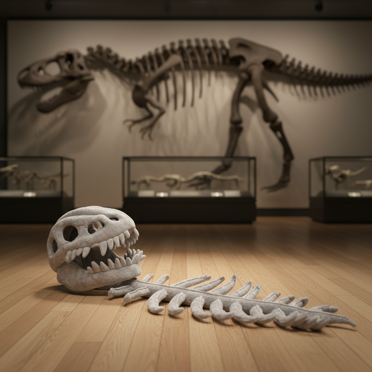 Cute Dino Skeleton Plush Dress-Up Outfit for All Ages - Fixed Buy