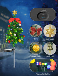 Bright Solar Christmas Tree Decor for Joyful Outdoor Celebrations - Fixed Buy