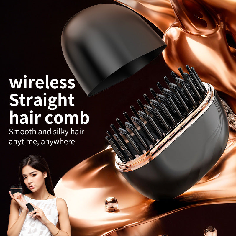 Wireless Mini Hair Comb Straightener for Smooth, Safe Styling - Fixed Buy
