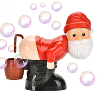 Musical Santa Bubble Blower Toy for Christmas Cheer - Fixed Buy