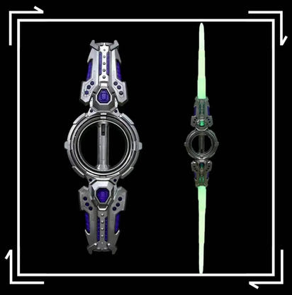 Double-Blade LED Spinning Sword Toy for Action Lovers - Fixed Buy