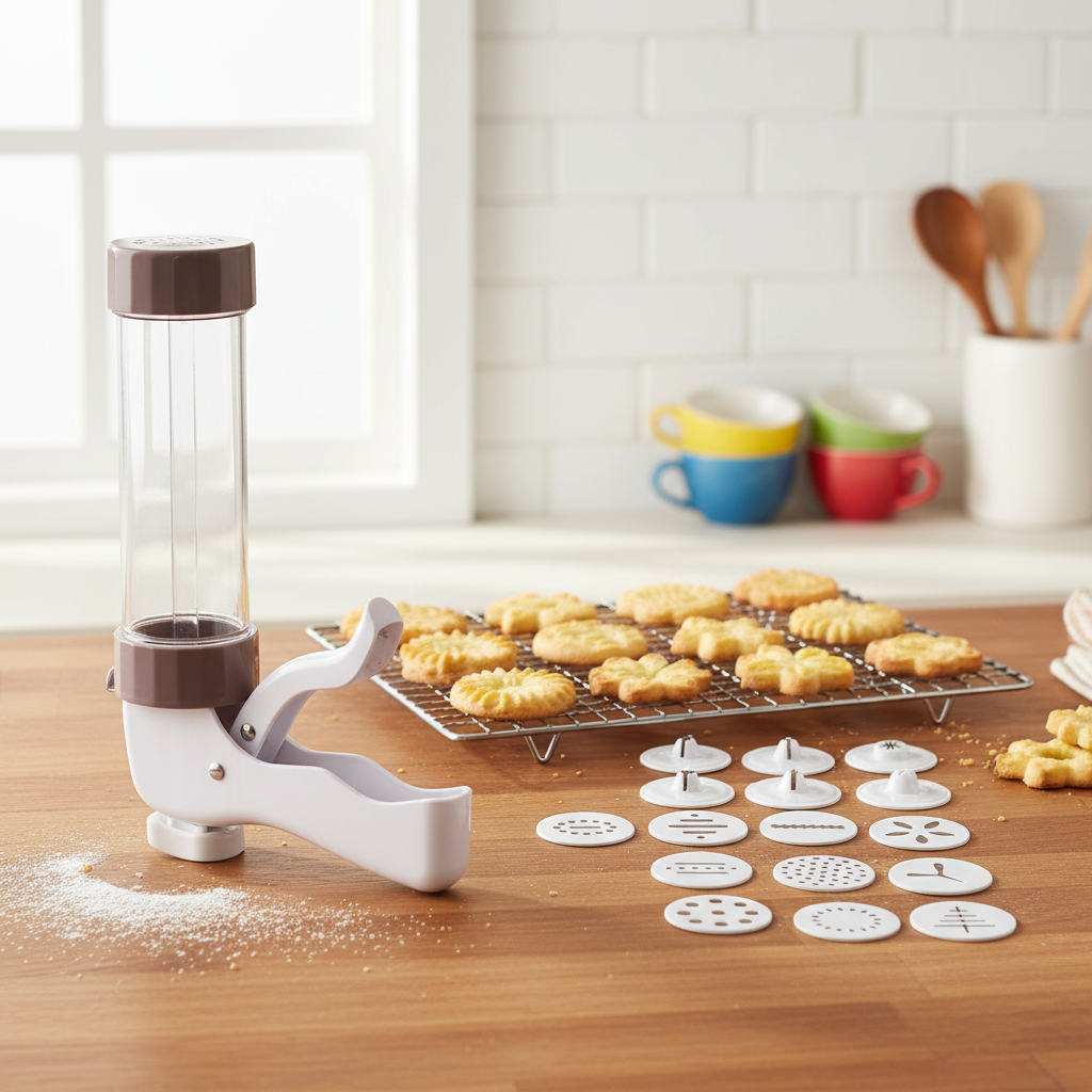 Cookie Press Kit for Easy Homemade Biscuits & Treats - Fixed Buy