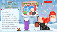 Musical Santa Bubble Blower Toy for Christmas Cheer - Fixed Buy