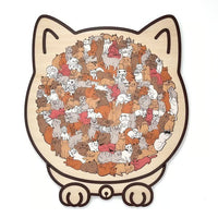 Cat Wooden Puzzle for Relaxing & Creative Fun - Fixed Buy