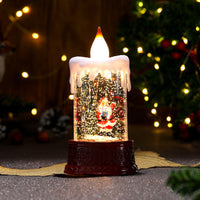 Glowing Santa Phone Booth Ornament for Christmas Cheer - Fixed Buy