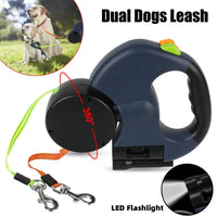 Dual-Pet Auto Retractable Leash for Happier Walks Together - Fixed Buy