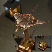 Handmade Manta Ray Ornament for Relaxing, Lifelike Ocean Vibes - Fixed Buy